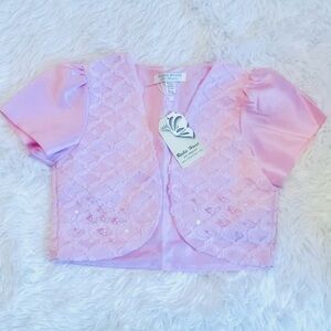 NWT Girls 9/10 Pink Bolero Richie House Fancy Detail

Brand new with tags